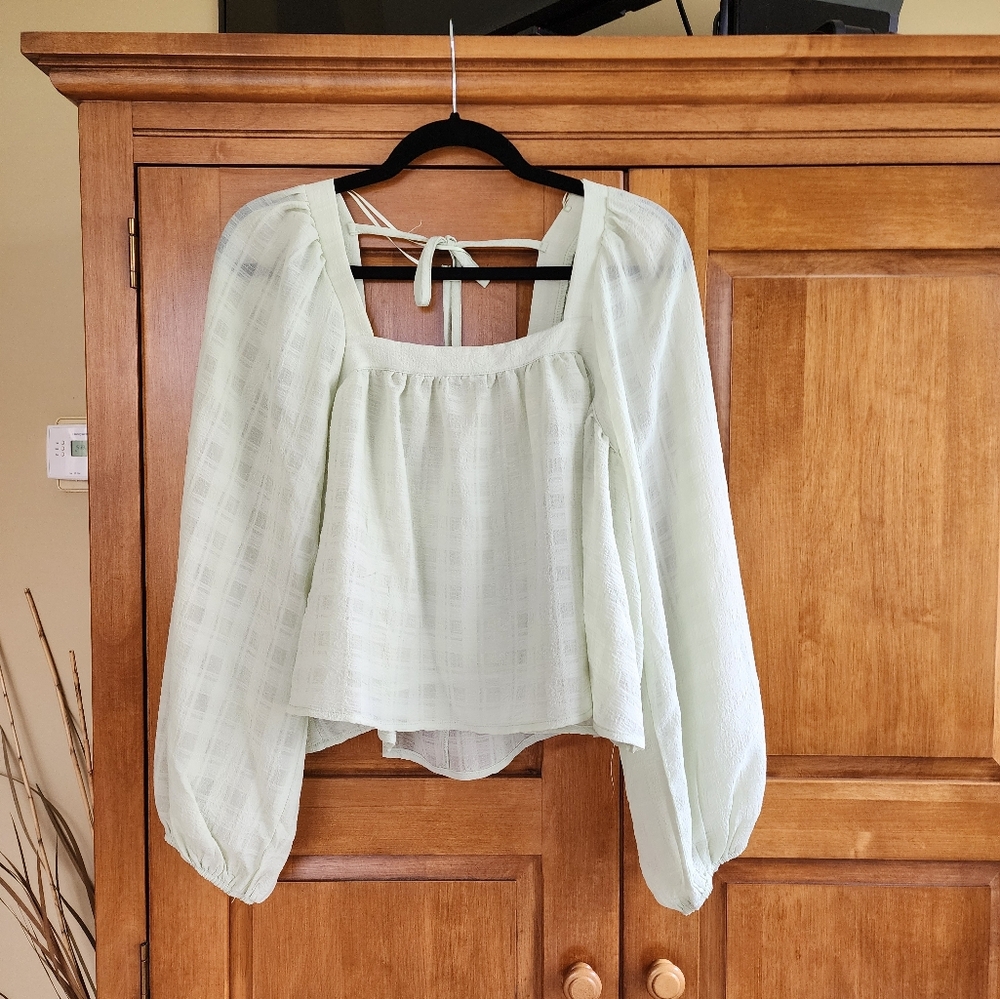 Blu Pepper Light Green Blouse